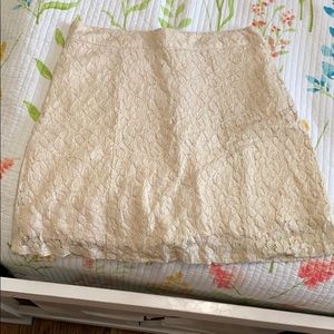 Hollister lace skirt